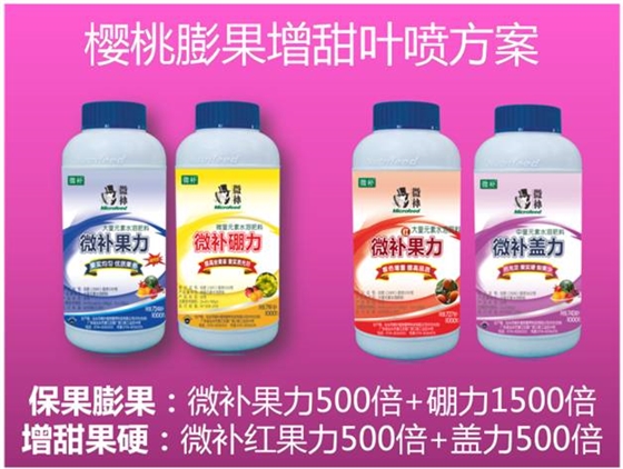 櫻桃用什么葉面肥？
